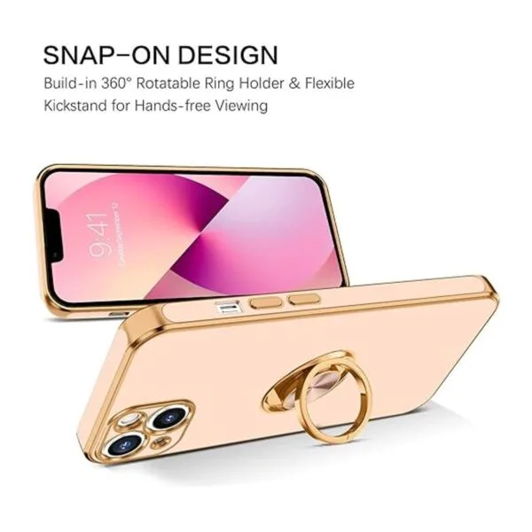 BENTOBEN Funda para iPhone 13 rosa claro_3