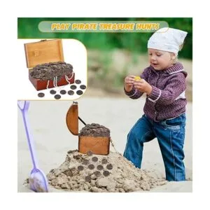 Juego de 300 monedas de plástico pirata monedas de_7