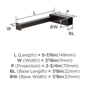 Amerock Soporte para papel higiénico Bronce aceitado_6