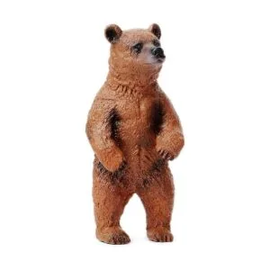 Grizzly Bear Juego de figuras de animales de plástico_4