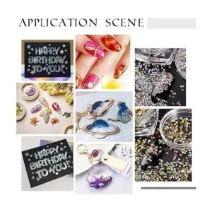 PH PandaHall Más de 10000 cuentas de burbujas de resina_2