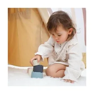 Moonkie Juguete de tazas apilables para bebé divertido_3