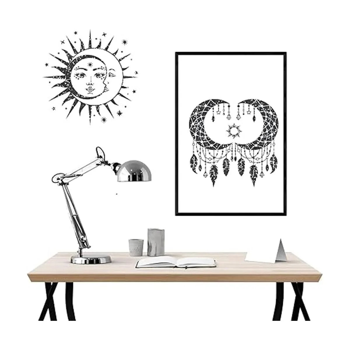 9 plantillas grandes de mandala para el sol y la luna_4