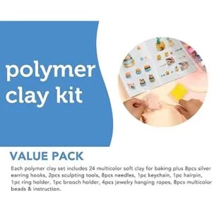 Incraftables Kit de arcilla polimérica bloques suaves de_6