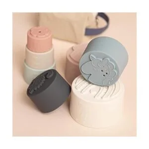 Moonkie Juguete de tazas apilables para bebé divertido_2