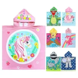 NovForth Toalla de playa para niños y niñas toalla de_1