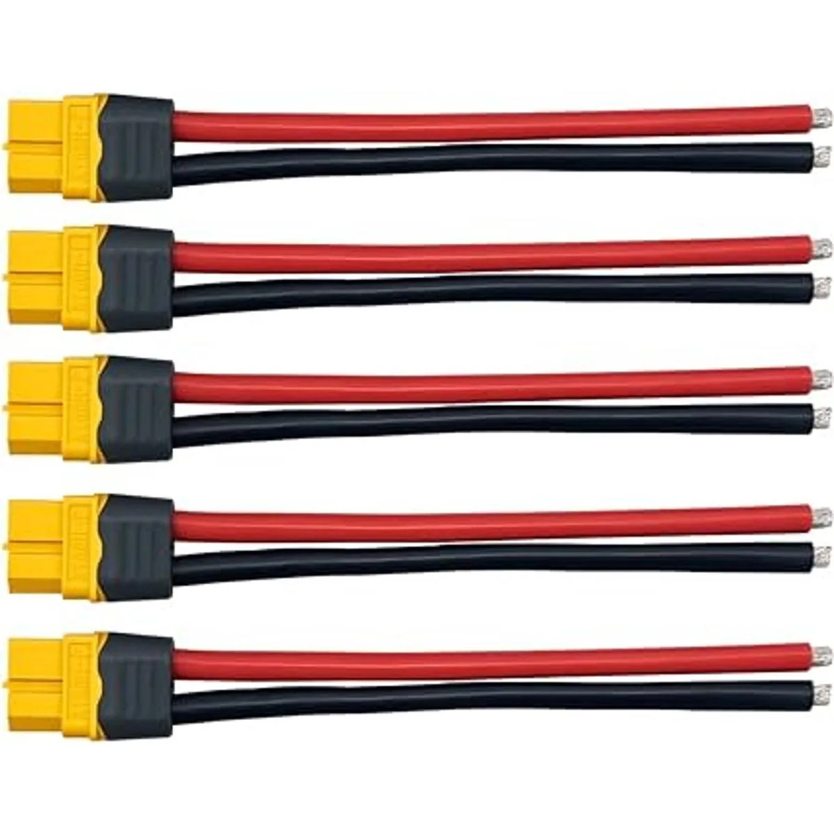 5 pares XT60H XT60 adaptador de conector de extensión_4