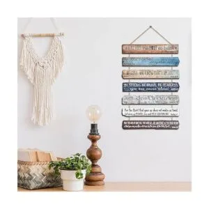 Arte de pared cristiano con versículos de la Biblia de_7