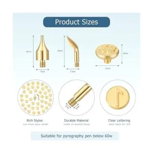 Juego de 43 puntas para quemar madera incluye símbolo de_2