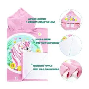 NovForth Toalla de playa para niños y niñas toalla de_3