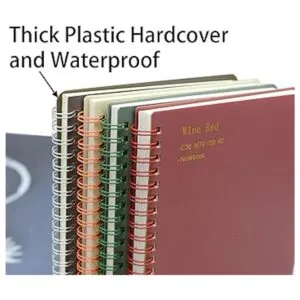 Cuaderno en espiral 4 piezas de 4 colores tamaño A5 de_4