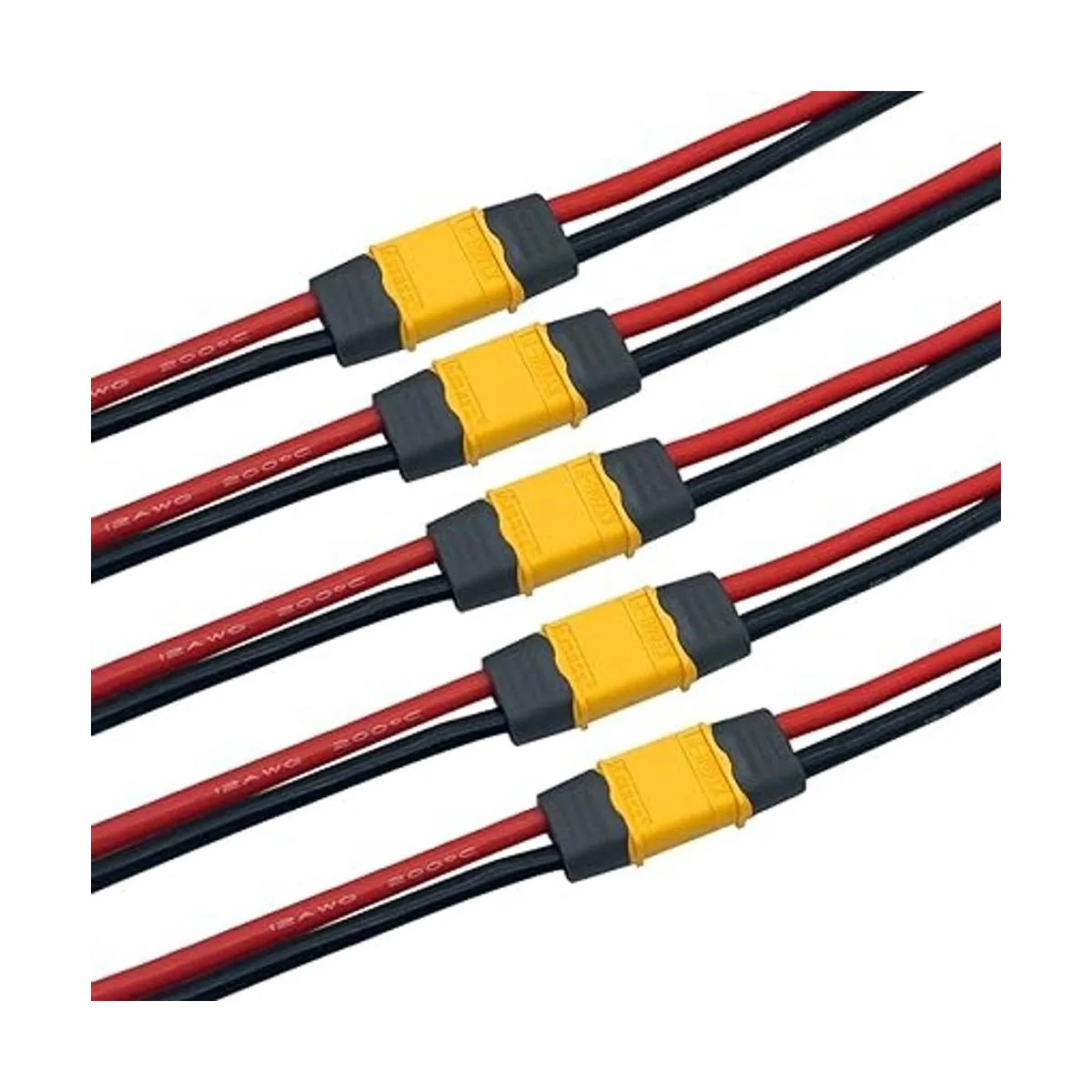 5 pares XT60H XT60 adaptador de conector de extensión_2