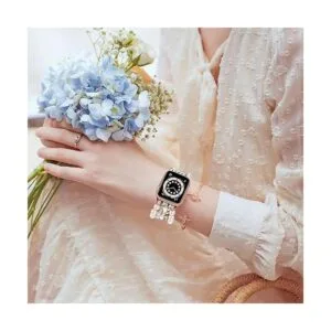 VISOOM Pulsera de cuentas compatible con Apple Watch Band_5