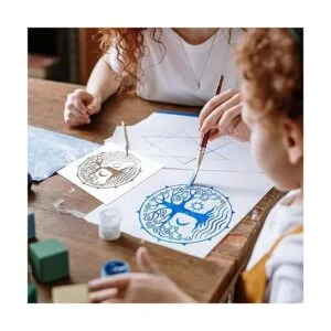 9 plantillas grandes de mandala para el sol y la luna_7