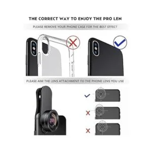 KEYWING Lente ojo de pez de 198 lente de cámara de_6