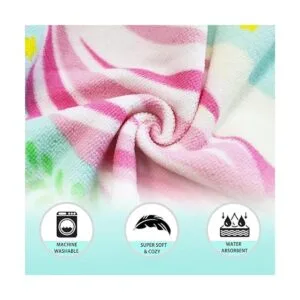 NovForth Toalla de playa para niños y niñas toalla de_4