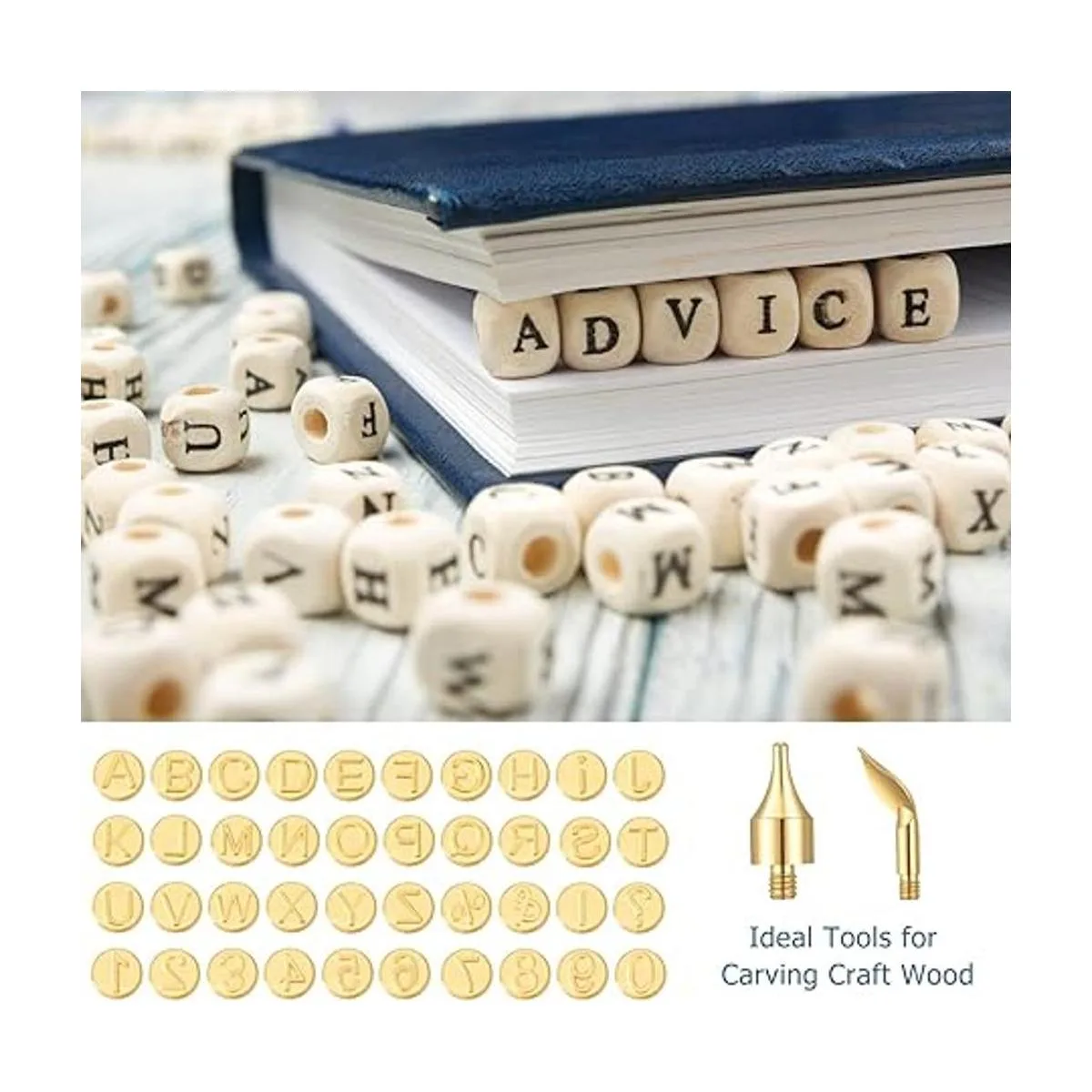 Juego de 43 puntas para quemar madera incluye símbolo de_5