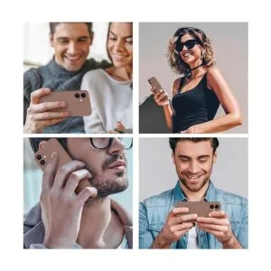 Cordking Funda para iPhone 11 silicona bordes cuadrados_2