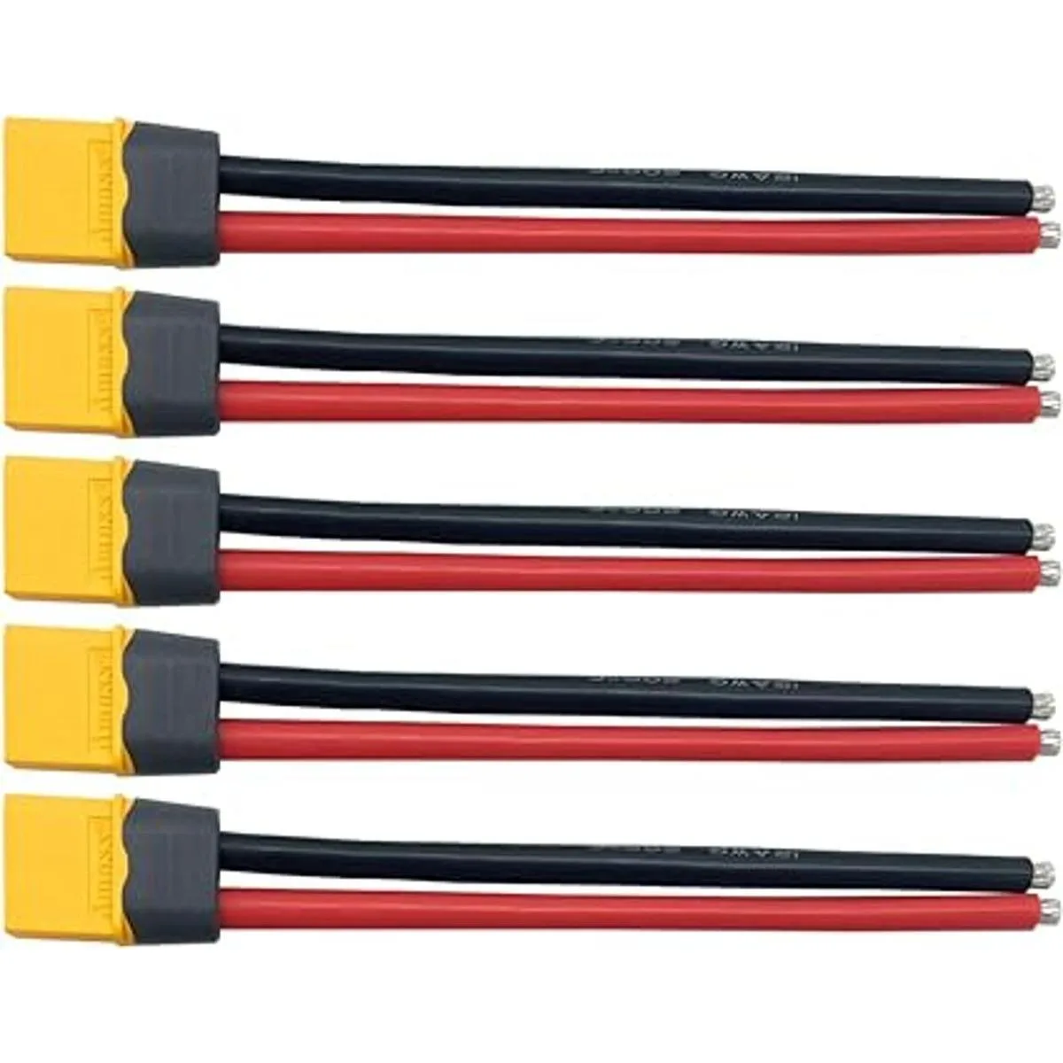 5 pares XT60H XT60 adaptador de conector de extensión_3