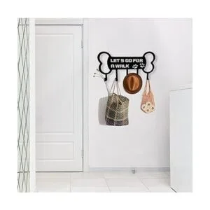 Soporte para correa de perro para pared organizador de_6