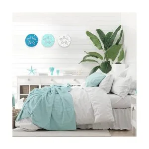 Decoración de pared de dólar de arena 3 piezas de madera_4