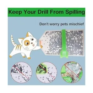 Benote Bandeja de pintura de diamante con tapa cubierta_3