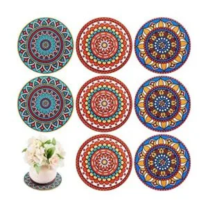 6 piezas coloridas bohemias para maceta absorbente y_1