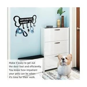 Soporte para correa de perro para pared organizador de_3