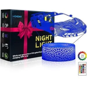 iCHONY Lámpara de escritorio de ilusión óptica 3D con_4