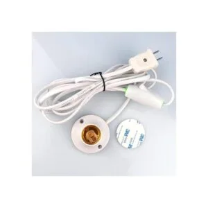 Enchufe de bombilla E27 de aproximadamente 9.2 ft de_2