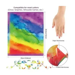 6 hojas de vinilo para planchar con teñido anudado vinilo_3