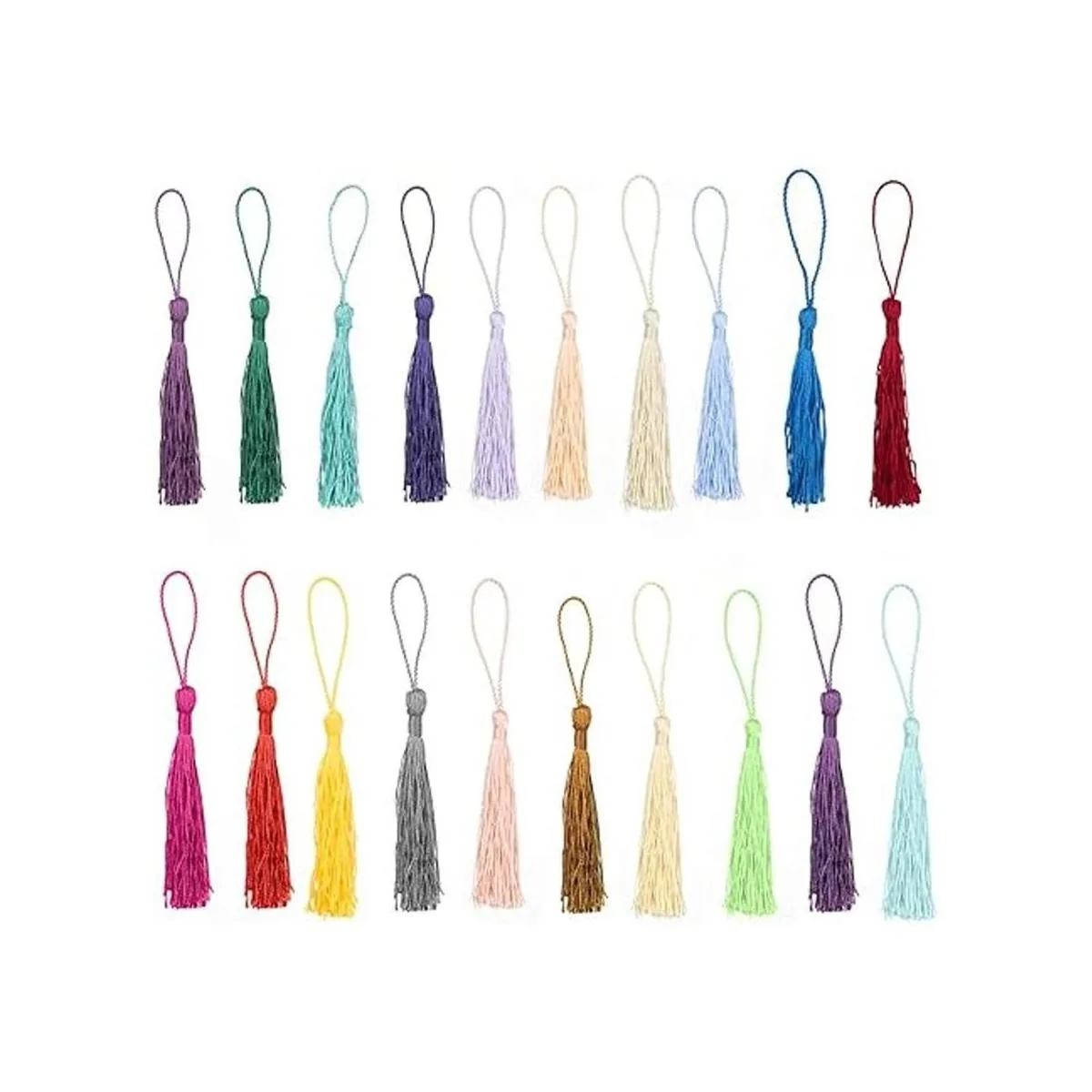 Foraineam 300 unidades 20 colores 5.1 in sedoso hecho_2