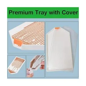 Benote Bandeja de pintura de diamante con tapa cubierta_4