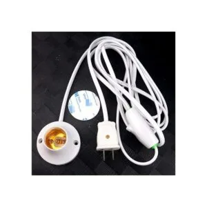 Enchufe de bombilla E27 de aproximadamente 9.2 ft de_7