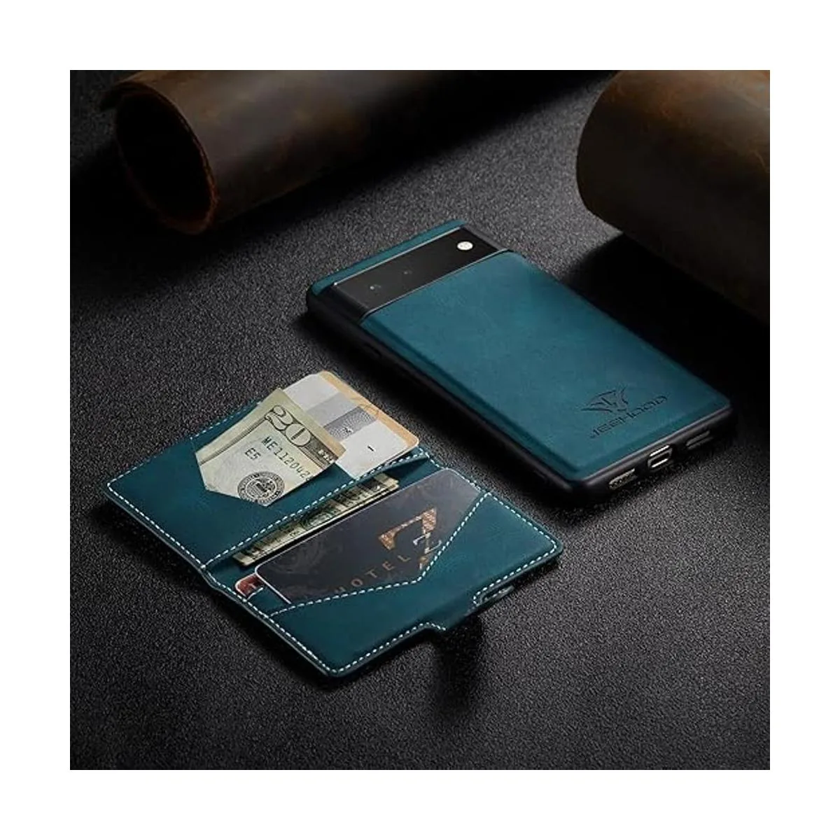 HXY Funda para Google Pixel 6 funda magnética_4