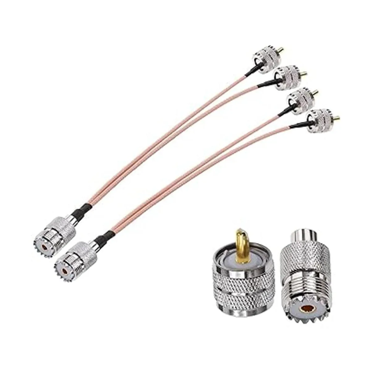 TUOLNK Cable divisor UHF PL259 SO239 hembra a doble SO239_6