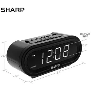 SHARP Alarma digital con AccuSet Reloj inteligente_5