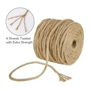 Tenn Well Cuerda de yute de 0.197 in cuerda gruesa_2