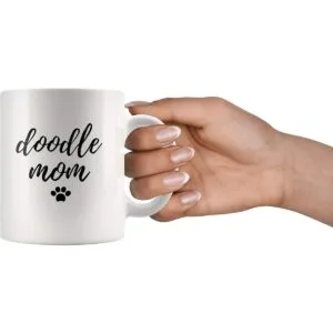 Doodle Mom For Dog Moms Caniche Lovers Taza de café de_3