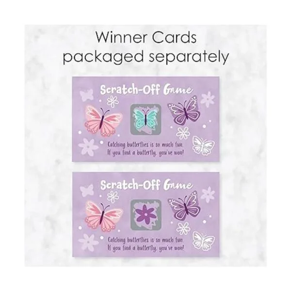 Big Dot of Happiness Beautiful Butterfly Tarjetas de_3