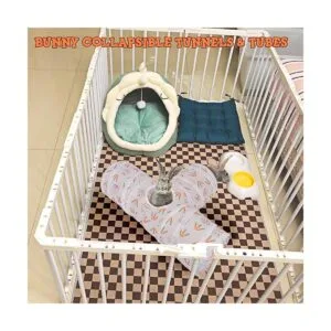 BWOGUE Túneles y tubos de conejito plegables de zanahoria_7