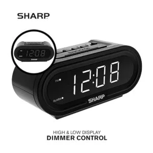SHARP Alarma digital con AccuSet Reloj inteligente_4