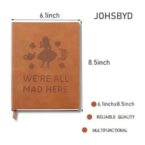 Cuaderno de cuero de Alicia en el país de las maravillas_2