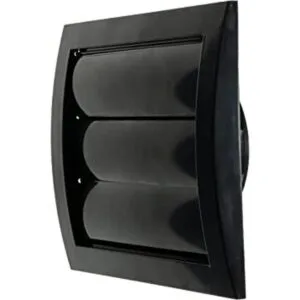 Vent Systems Cubierta de ventilación de aire negra de 4_1