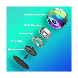 Panshi Juguete de escritorio cinético de metal ilusión_3