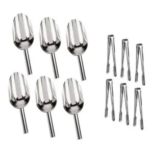 Black Menba Sweet Candy Buffet Pinzas y cucharas para_1