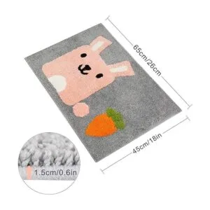 Ankah Alfombra de baño bonita para ducha de lujo de alta_5