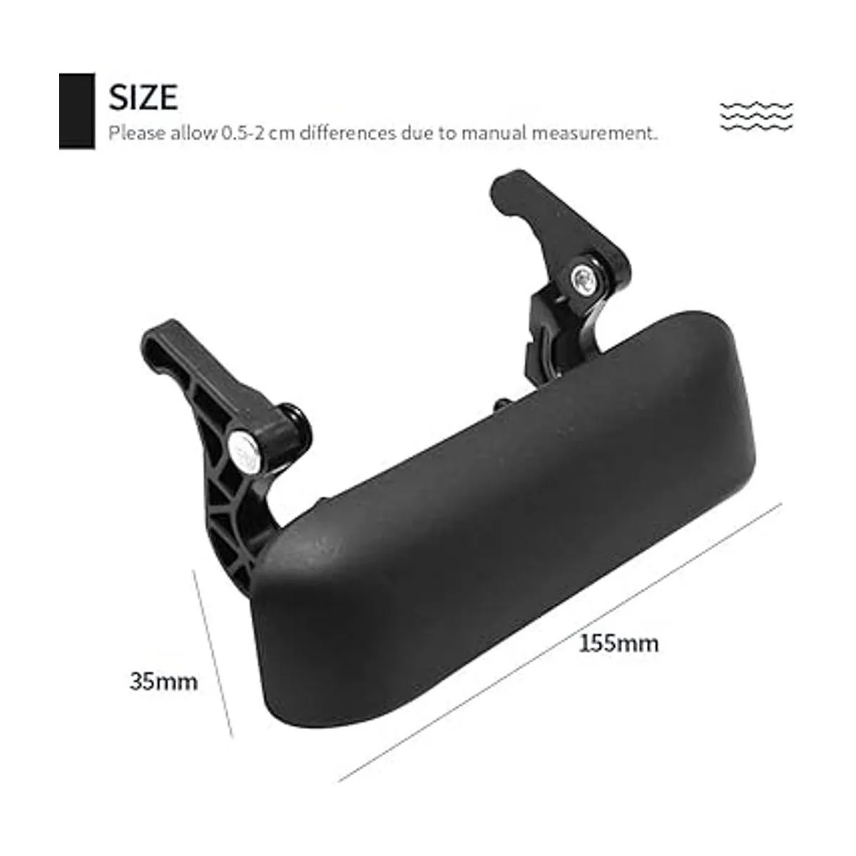 Manija de repuesto para puerta trasera exterior para Ford_6