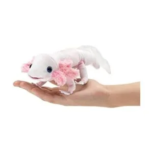 Folkmanis Axolotl blanco rosa_1