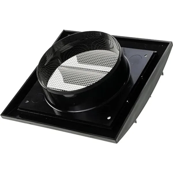 Vent Systems Cubierta de ventilación de aire negra de 4_2